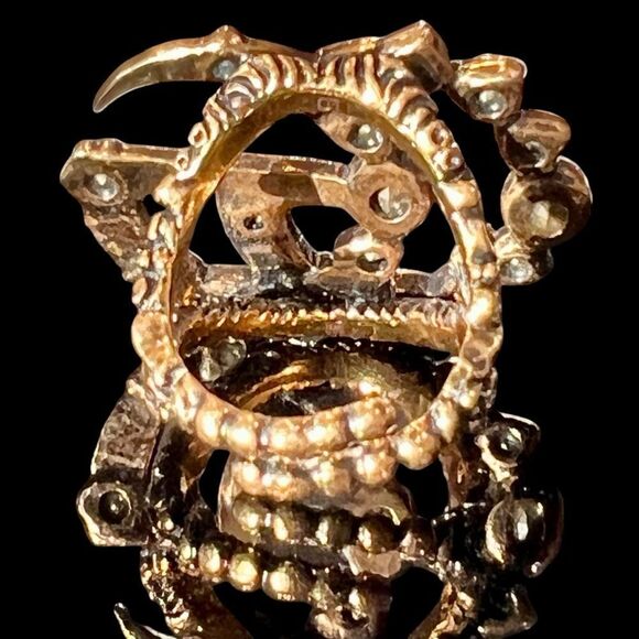 GUCCI 
Marmont Crystal Double G Ring Multicolor - Picture 4 of 5